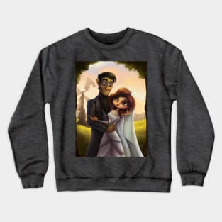 frankenstein wedding Crewneck Sweatshirt